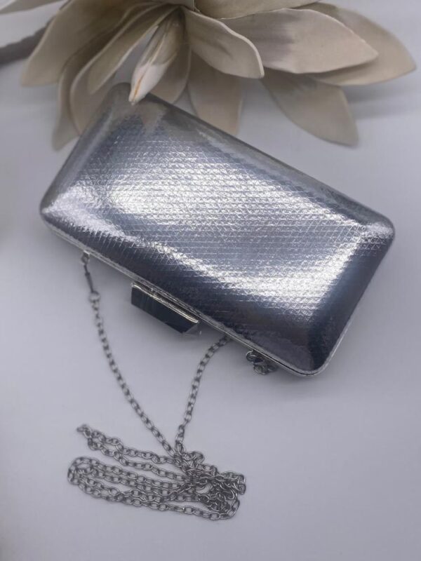Bolso plata brillo - Imagen 2