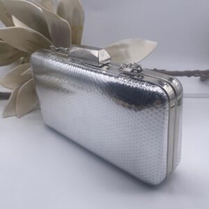 Bolso plata brillo