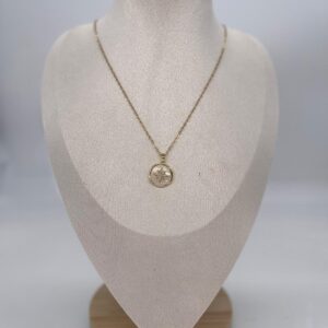 Cadena Estrella Nácar y Circonitas