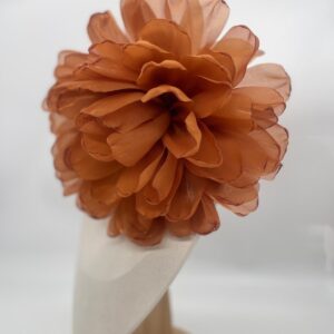 FLOR ORGANZA TERRACOTA