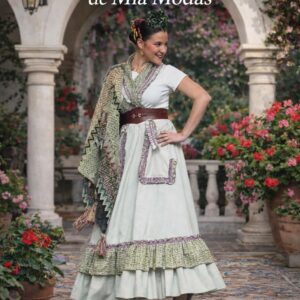 CONJUNTO ROCIERO FALDA Y PIQUILLO