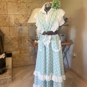 FALDA ROCIERA CON SU PIQUILLO