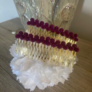 PEINA VARIOS TAMAÑOS EN BOLA DE TERCIOLELO LISO EN BUGANVILLA