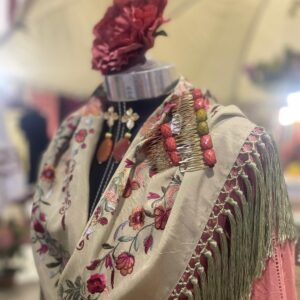 MANTON PAJAROS VERDE SECO