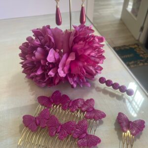 CONJUNTO COMPLETO EN  COLOR BUGANVILLA